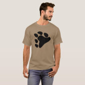 クマの足のひれ pride Tシャツ (正面フル)