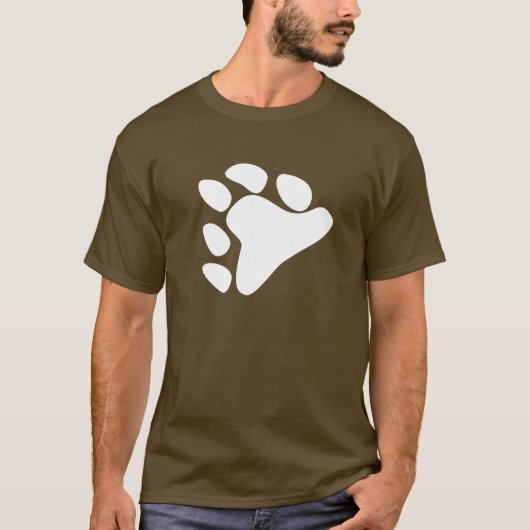 クマの足型Tシャツ Tシャツ (正面)