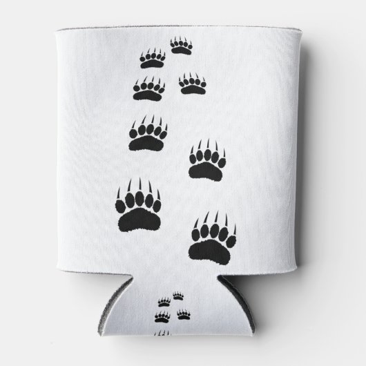 クマの足跡 缶クーラー (正面)