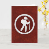 クマの軌跡マーカー カード (黄色い花)