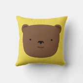 クマの頭 クッション (裏面)