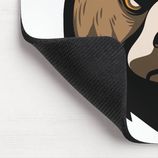 クマの頭 マウスパッド (コーナー)