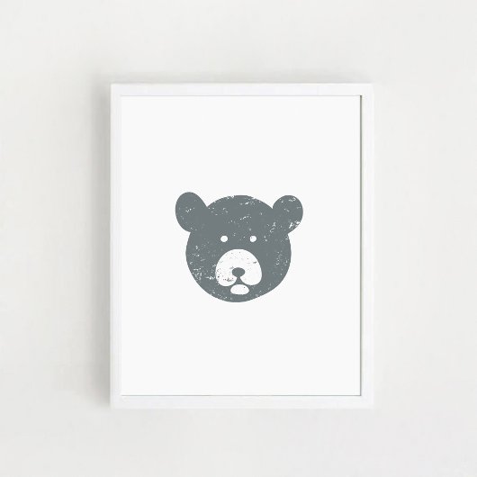 クマの顔 ポスター