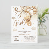 クマの風船がジェンダーの明けを待つ 招待状 (スタンド正面)