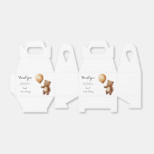 クマの風船の雲が赤ちゃんのシャワーを待つbearly フェイバーボックス (折り畳みなし)