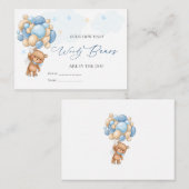 クマの風船は壺の中にクマが何頭いるか推測する エンクロージャーカード (正面/裏面)