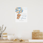 クマの風船は壺の中にクマが何頭いるか推測する ポスター (キッチン)