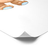 クマの風船は壺の中にクマが何頭いるか推測する ポスター (角)