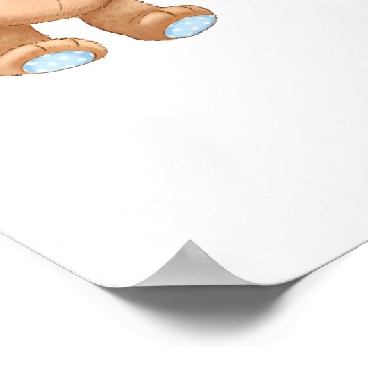 クマの風船は壺の中にクマが何頭いるか推測する ポスター (角)