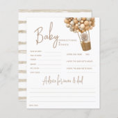 クマの風船モダン性別neutraシャワーゲーム (正面/裏面)