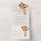 クマの風船 ベビーシャワー オールインワン ご招待状 オールインワン招待状 (内側)