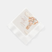 クマの風船 ベビーシャワー ペーパーナプキン 縁ありカクテルナプキン (角)