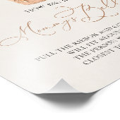 クマの風船 – ママの腹の大きさ – サイン (角)