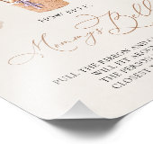 クマの風船 – ママの腹の大きさ – サイン (角)