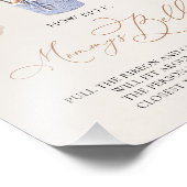 クマの風船 – ママの腹の大きさ – サイン (角)