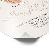 クマの風船 – ママの腹の大きさ – サイン (角)