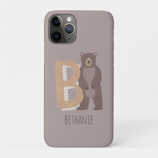 クマのB Case-Mate iPhoneケース (裏)