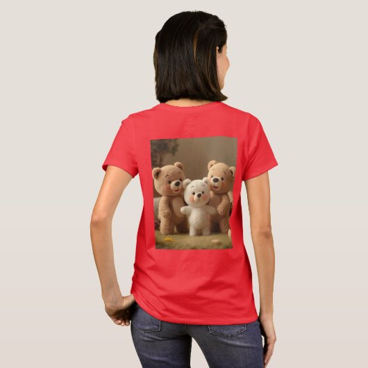 クマのsirt tシャツ (裏面フル)