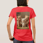 クマのsirt tシャツ (裏面)
