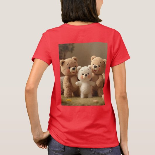 クマのsirt tシャツ (裏面)