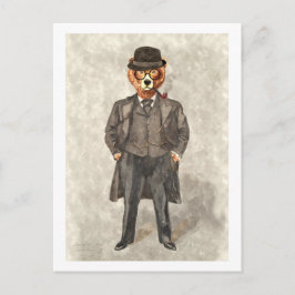 クマはおもしろいスーツを着て ポストカード