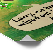 クマはリック・ロンドおもしろいンの森に行く ポスター (角)