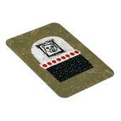 クマは疲れている冷蔵庫マグネット マグネット (右側)