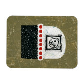 クマは疲れている冷蔵庫マグネット マグネット (横)