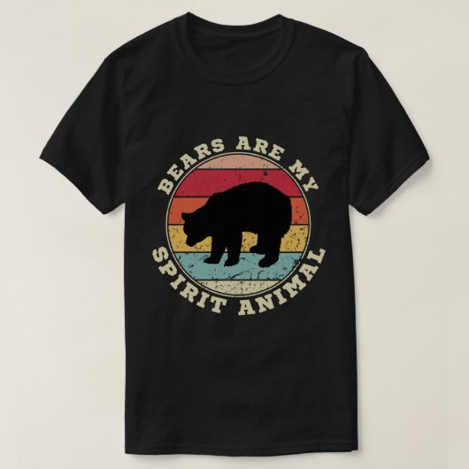 クマは私の霊獣Tシャツ Tシャツ (デザイン正面)