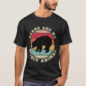クマは私の霊獣Tシャツ Tシャツ (正面)