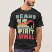 クマは私の霊獣Tシャツ Tシャツ (正面)