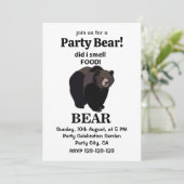 クマは食べ物のクマの匂いをおもしろい嗅いだ 招待状 (スタンド正面)