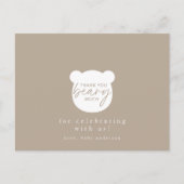 クマほどありがとう ポストカード (正面)