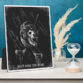 クマをつつかない フォトプラーク (側面)