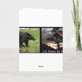 クマをベアーズカードにする カード (裏面)