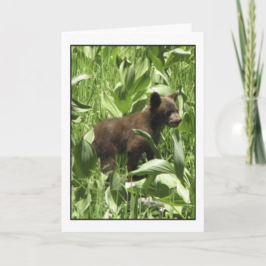 クマをベアーズカードにする カード (正面)
