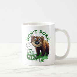 クマを突き刺すな コーヒーマグカップ