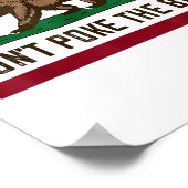 クマを突っ込むなおもしろい ポスター (角)