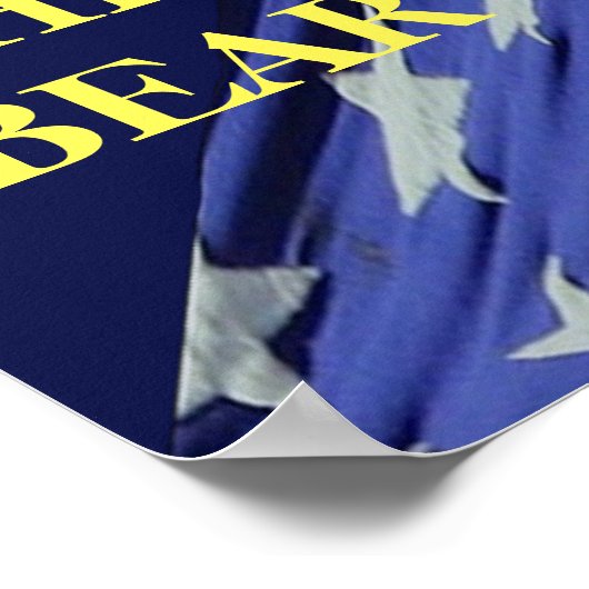 クマを突っ込むな ポスター (角)