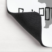 クマを突っ込むな マウスパッド (コーナー)