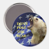クマを突っ込むな マグネット (正面/裏面)
