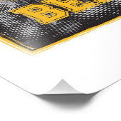 「クマを突っ込むな！」写真ポスター フォトプリント            (角)