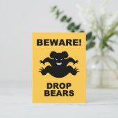 クマを落とせ! ポストカード (スタンド正面)