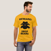 クマを落とせ! Tシャツ (正面フル)