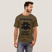 クマを落とせ! Tシャツ (正面フル)