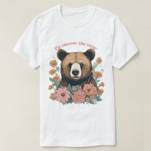 クマを選ぶわ Tシャツ