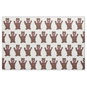 クマカスタムコットン（幅56インチ）生地 ファブリック (ファットクウォーター)