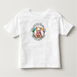 クマカラフルとキャンディの子供の幼児Tシャツ トドラーTシャツ