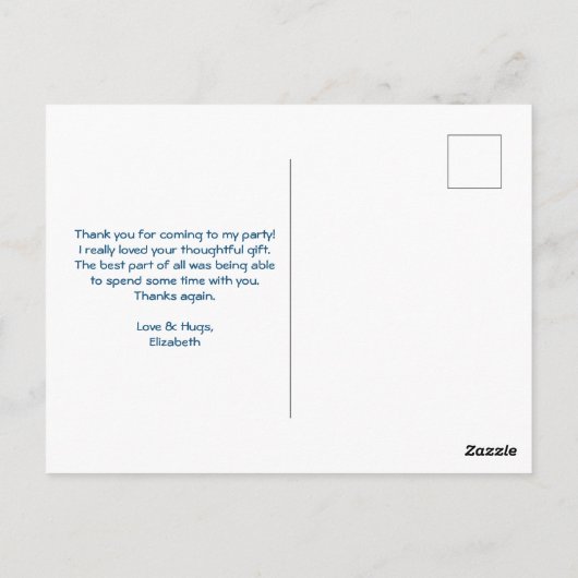 クマキスをするカワイイとかわいいありがとう ポストカード (裏面)