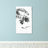 クマザメ キャンバスプリント (インサイチュ (ウッドフロア))